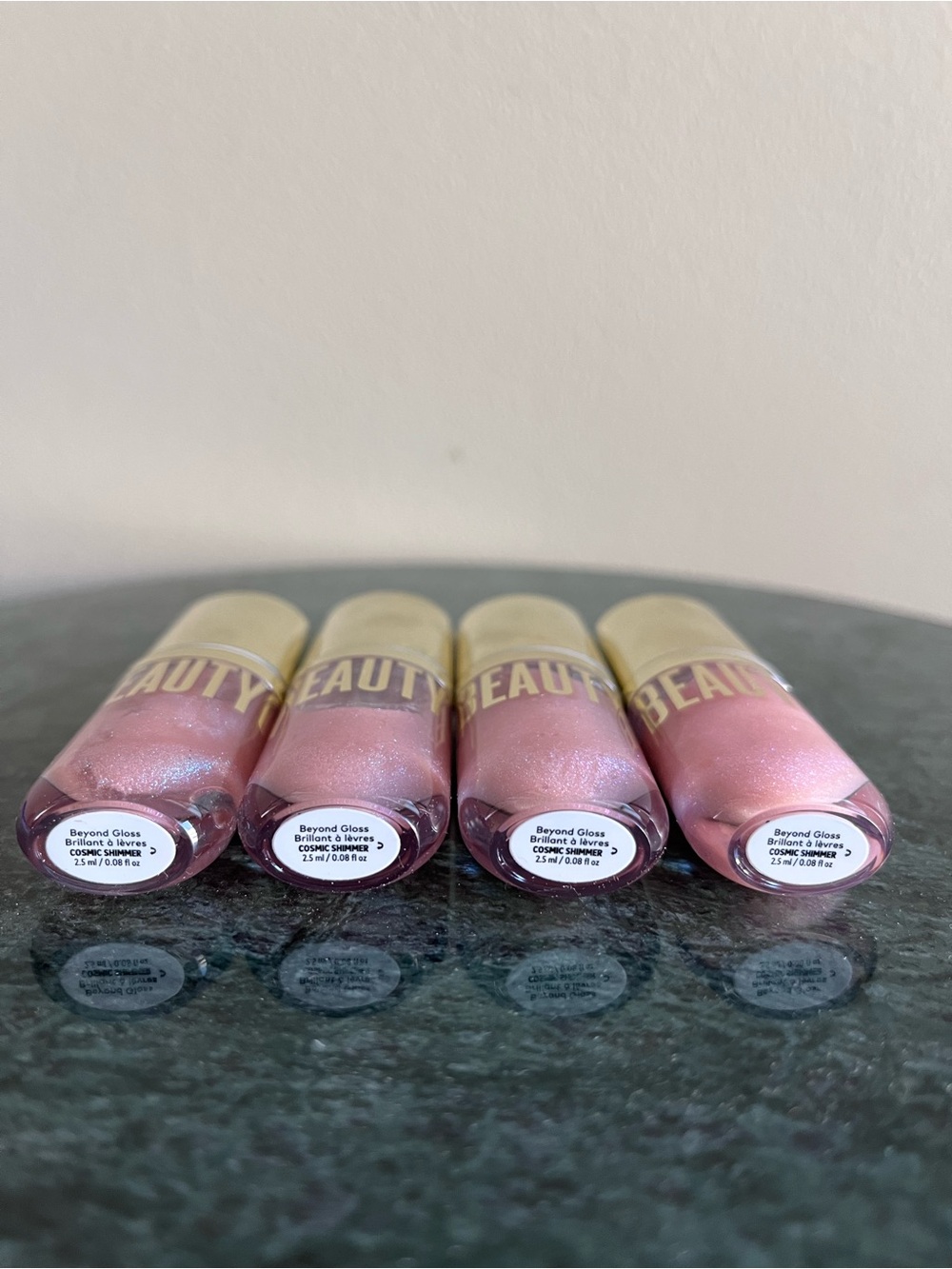 Beautycounter Beyond Gloss in Cosmic Shimmer - 4 2.5 ml tubes, New - Picture 3 of 4
